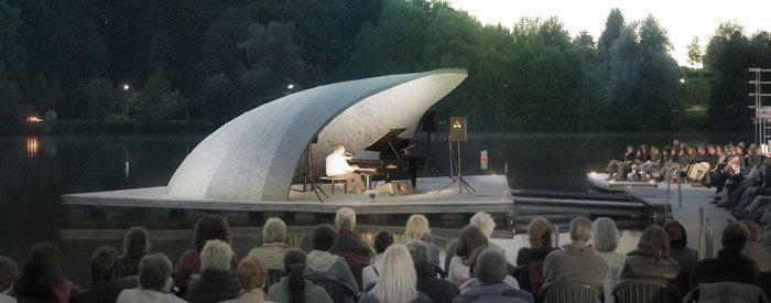 concrete dome music pavillion