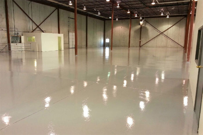 Floor repair and epoxy coating